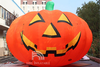Fantasma inflable gigante de la calabaza con las decoraciones negras de Cat Outdoor Scary Props Halloween
