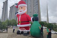 Modelo de saludo soplado aire al aire libre inflable gigante For Christmas/partido/Navidad de las decoraciones de la Navidad de Santa Claus los 26Ft