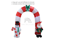 Decoraciones inflables de la Navidad de Santa Claus Snowman Outdoor Inflatable Advertising de los arcos