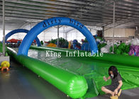 Diapositiva inflable del resbalón del resbalón N de la aduana el 1200m de la diapositiva del PVC de los carriles inflables de la lona cuatro