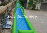 Diapositiva inflable del resbalón N de la lona del PVC del tobogán acuático de la calle del solo carril para el OEM de los adultos