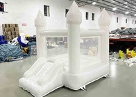 Casa animosa blanca del castillo de la fiesta de cumpleaños de los niños de Mini Inflatable Bouncer Outdoor Indoor