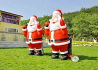 Explote la diversión Papá Noel inflable del patio trasero de Santa Claus Great Christmas Decoration Outdoor