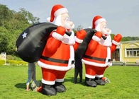 Explote la diversión Papá Noel inflable del patio trasero de Santa Claus Great Christmas Decoration Outdoor