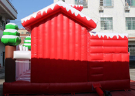 La Navidad inflable adorna el castillo comercial de Inflatables animoso para los niños