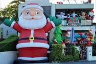 Inflable Papá Noel Gigante Inflable Adornos Navideños Santa Inflables