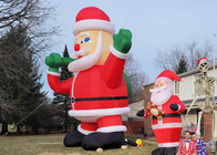 Papá Noel sopla decoraciones navideñas inflables gigantes inflables de Papá Noel