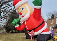 Papá Noel sopla decoraciones navideñas inflables gigantes inflables de Papá Noel