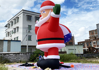 Las decoraciones navideñas inflables de Papá Noel 20 pies 26 pies 33 pies grandes explotan a Papá Noel