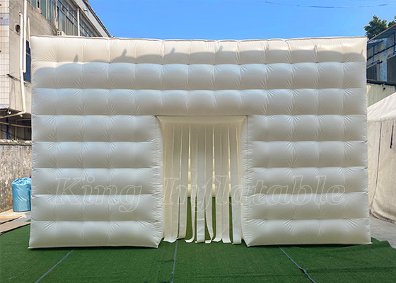 El banquete de boda inflable del PVC de la tienda del acontecimiento llevó las tiendas inflables del cubo de la cabina de la foto del club nocturno
