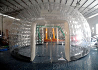 Diámetro inflable transparente combinado de la tienda los 8m de la bóveda del PVC para el partido/la exposición