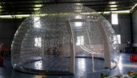 Diámetro inflable transparente combinado de la tienda los 8m de la bóveda del PVC para el partido/la exposición