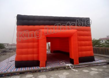 Tienda inflable flotante del acontecimiento de la casa del partido inflable del CE con diseño anaranjado de las capas dobles del color