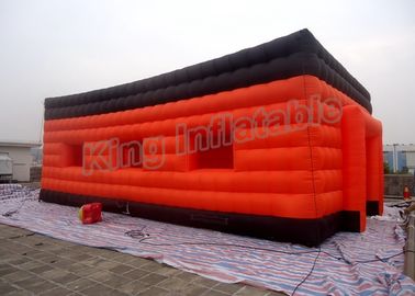Tienda inflable flotante del acontecimiento de la casa del partido inflable del CE con diseño anaranjado de las capas dobles del color