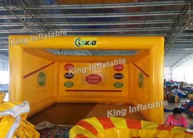 Juegos inflables al aire libre o interiores amarillos del deporte de la calabaza herméticos para los adultos