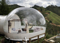 Habitación inflable al aire libre transparente de la casa de la tienda de la burbuja del PVC que acampa