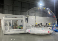 Tienda de burbujas inflables de 10 m de altura, impermeable, con tiempo de deflación de 2-3 minutos para acampar