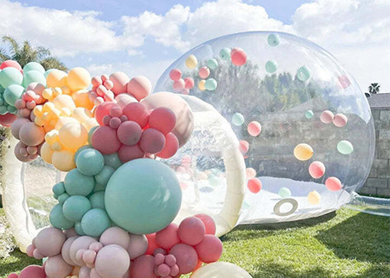 Resistencia al viento 7 grado carpa de burbujas inflable 2-3 minutos Tiempo de deflación 3m/4m/5m/6m/8m/10m Tamaño
