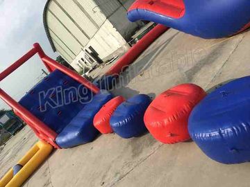 el agua inflable enorme de la lona del PVC de 0.9m m parquea el diámetro de los 40m con color rojo/azul