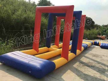 el agua inflable enorme de la lona del PVC de 0.9m m parquea el diámetro de los 40m con color rojo/azul