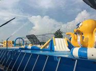 Los parques inflables emocionantes del agua del CE con la piscina/el pulpo grandes del marco resbalan