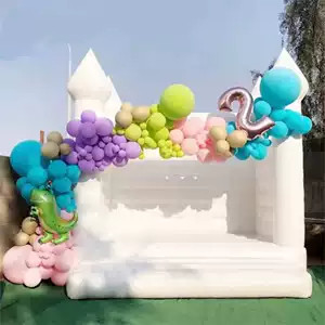 Casa de salto de casamiento inflable