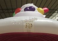 Tienda inflable modificada para requisitos particulares del acontecimiento del diseño con el tema del helado, color colorido