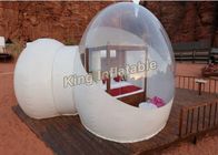 Tienda transparente de la burbuja inflable al aire libre comercial para acampar o la decoración
