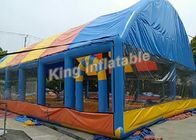 Tienda inflable gigante colorida modificada para requisitos particulares OEM del acontecimiento, tiendas inflables comerciales