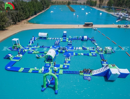 Parque acuático inflable Parque acuático marino Jardín acuático flotante