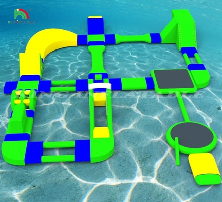Adultos Deporte Acuático Parque acuático de diversión Juego Parque acuático inflable flotante
