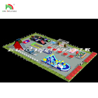 Parque acuático inflable para niños y adultos Equipo de juegos acuáticos comerciales de PVC Parque acuático terrestre inflable para el parque de la ciudad