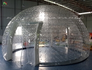 En el exterior portátil personalizado transparente inflables cúpula cubierta de piscina tienda de bubbles tienda