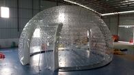 En el exterior portátil personalizado transparente inflables cúpula cubierta de piscina tienda de bubbles tienda