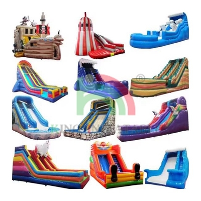 18 pies Fiesta Tropical Breeze toboganes de agua de grado comercial toboganes de agua inflables para niños adultos