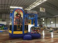 Castillo de salto inflable de los titanes adolescentes de la liga de justicia para el castillo animoso de los niños