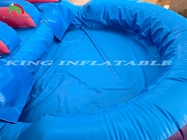Populares toboganes de agua inflables comerciales con piscina