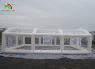 Tenda de cúpula de PVC grande y transparente a medida Airtight portátil con cubierta de tienda de piscina inflable Casa burbuja