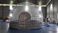 Tienda de observación de estrellas con cúpula de burbuja Tienda exterior inflable transparente
