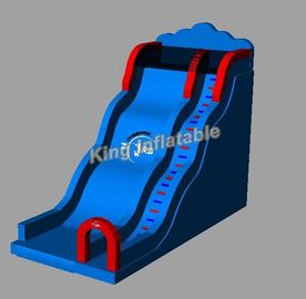 Toboganes acuáticos inflables azules comerciales para los niños y Audlt con el tamaño los 5m*8m