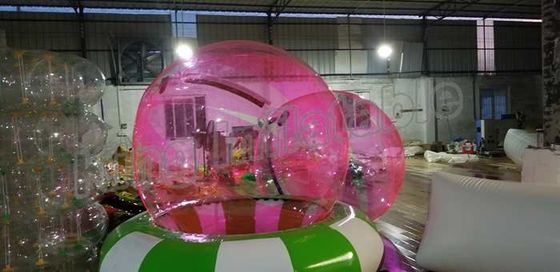 Los niños clasifican el paseo inflable en la bola del agua, bola inflable del hámster