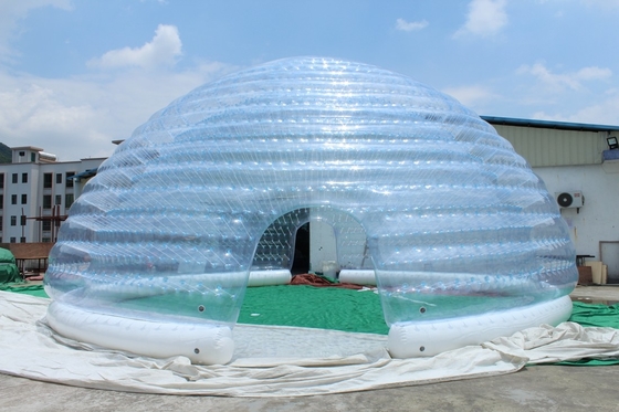 Tenda de fiesta a medida impermeable transparente Lgloo Tendas de cúpula inflable para la venta
