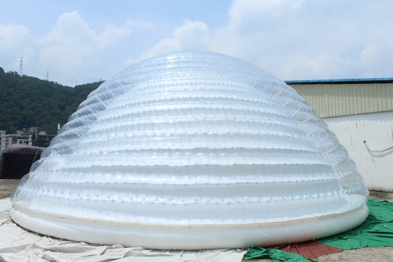 Gran carpa de cúpula inflable Igloo portátil al aire libre para fiestas, bodas, campamentos Uso comercial