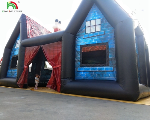 Diseño personalizado Casa de pub inflable Tienda de casa embrujada inflable para fiesta