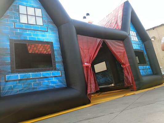 Diseño personalizado Casa de pub inflable Tienda de casa embrujada inflable para fiesta