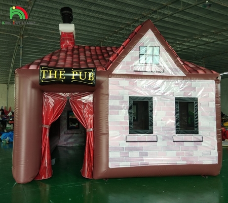 Fábrica Directos al por mayor Portátil Acampada al aire libre Casa inflable Tienda de cerveza inflable Pub Party Bebida
