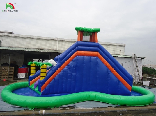 Equipo de juegos para niños del parque tobogán de agua inflable castillo de salto