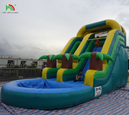 Precio barato Baños inflables de PVC de calidad comercial con piscina