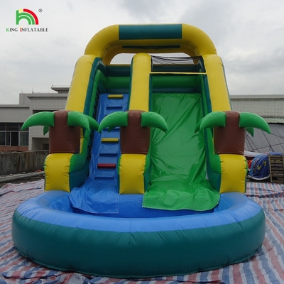 Precio barato Baños inflables de PVC de calidad comercial con piscina