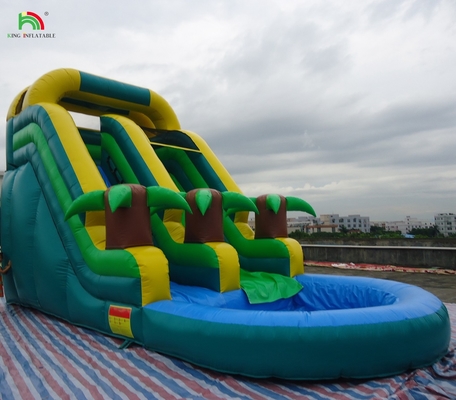 Precio barato Baños inflables de PVC de calidad comercial con piscina
